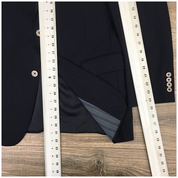 Hart Schaffner Mens Blazer Sport Coat Two Button Jacket Wool 40R Casual Suit USA - Picture 13 of 13